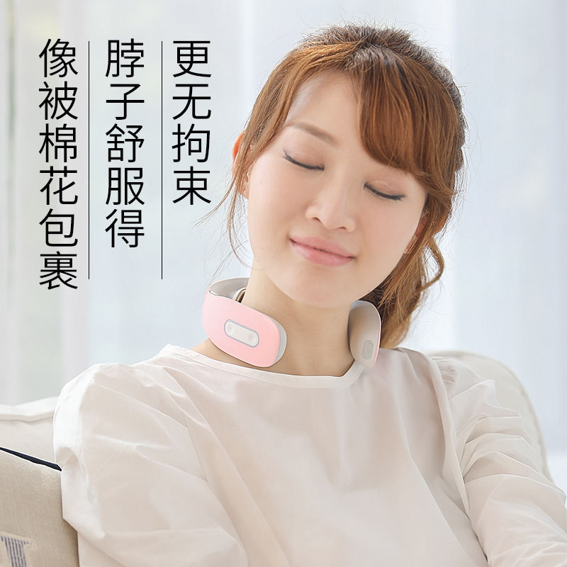 2021 스마트 미니 휴대용 전기 무선 넥 마사지기 스마트 넥 마사지기